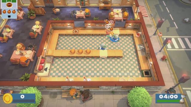 Overcooked: All You Can Eat Level 1.1  (1 Player) 3 Stars O1