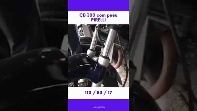 PNEU 110-80/17 na CB 300 / TWISTER / CBX 250 / CBR 250 NÃO RASPA NO PARALAMAS смотреть онлайн