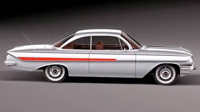 3D Model Chevrolet Impala Coupe 1961 3D Model at 3DExport.com смотреть онлайн