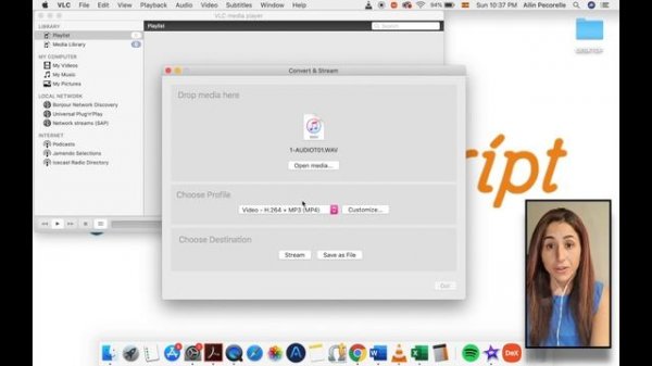 How to Convert Audio or Video files with VLC Media Player on Mac OS X