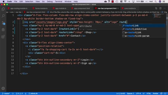 110 Setting up the nav links смотреть онлайн