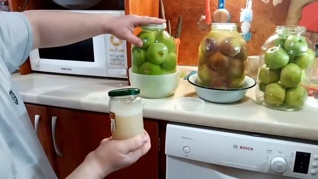 Яблочный квас, моченые яблоки, закваска для моченых яблок смотреть онлайн