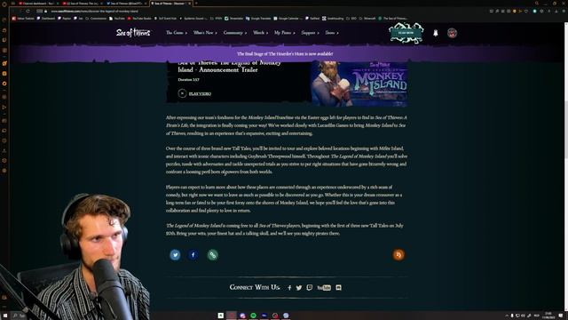 They are adding WHAT To Sea Of Thieves? | Live reaction + retrospect смотреть онлайн