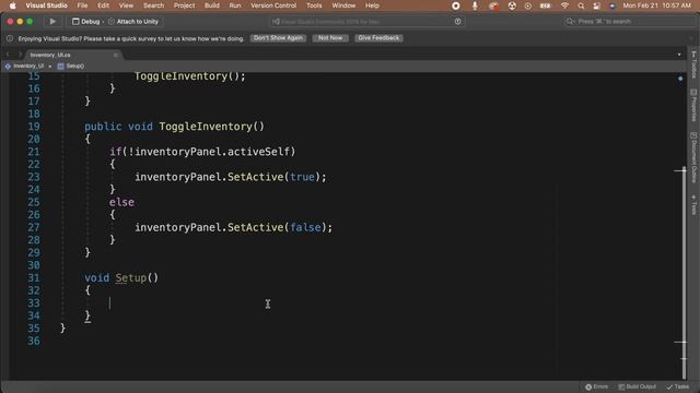 9. How to make a 2D RPG in Unity - Inventory UI смотреть онлайн