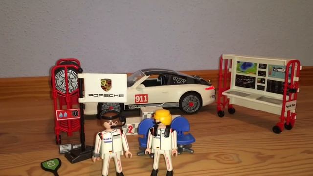 Playmobil Porsche 9225 unboxing Deutsch смотреть онлайн
