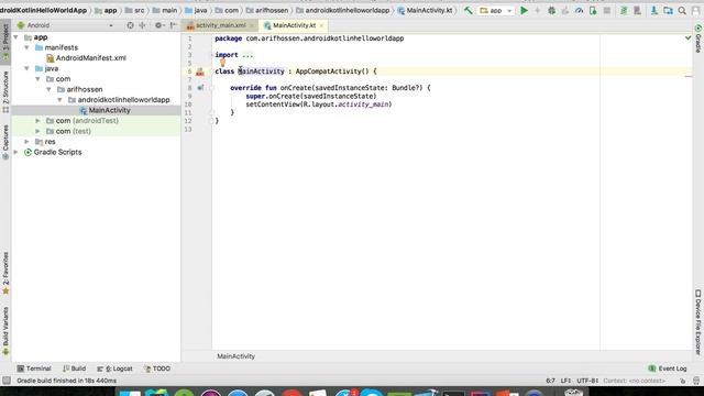 Kotlin For Android Hello World App смотреть онлайн