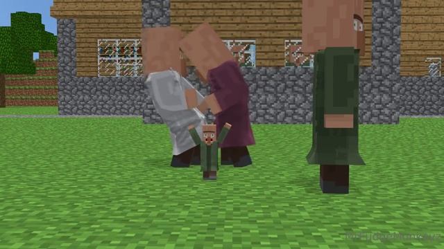Annoying Villagers - Minecraft Animation смотреть онлайн