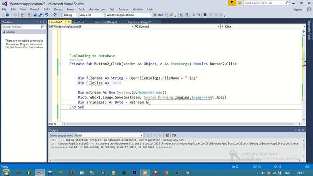 How to Insert and Retrieve Image to sql server using PictureBox in VB.NET смотреть онлайн
