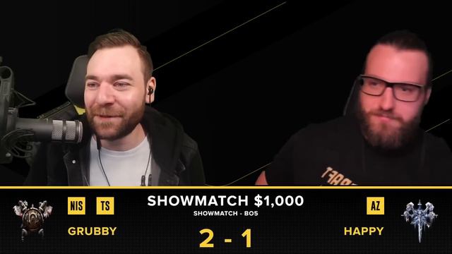 WC3 - Grubby Vs. Happy - Bo5 Showmatch