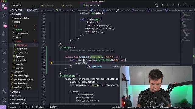 Vue.JS #06 Part 2: Promise lanac смотреть онлайн