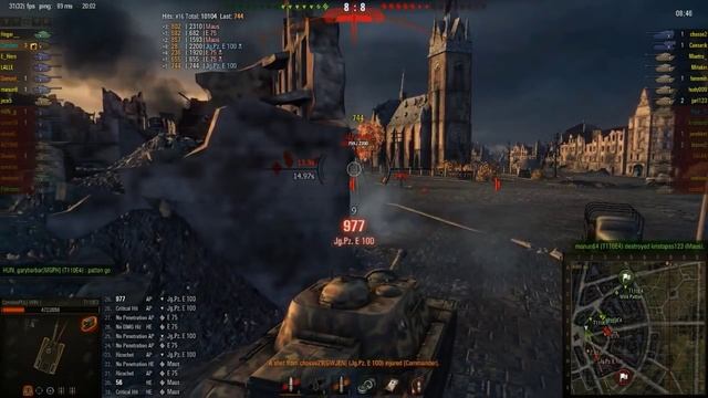 ► World of Tanks T110E3 Gameplay | 18,000 Potential Damage says it all смотреть онлайн