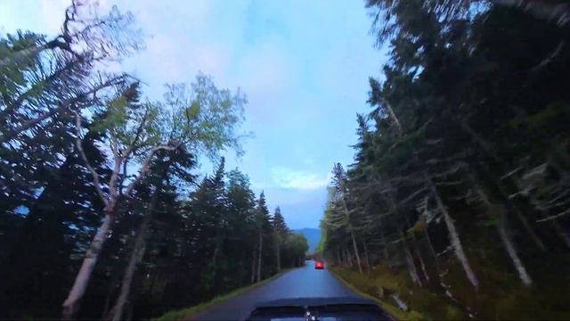 DESCENT down MT WASHINGTON, NH. at Twilight, in FIAT 500 ABARTH w/Insta360 смотреть онлайн