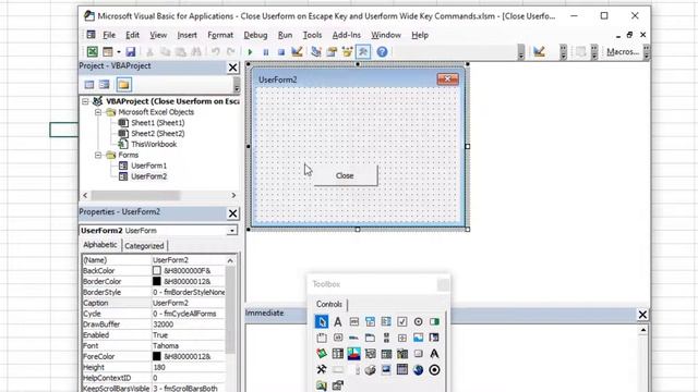 Close Excel Userform Using Escape Key - ExcelVbaIsFun смотреть онлайн