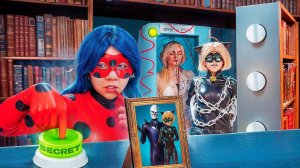 Ladybug ran away from home to live with boyfriend! Found the Secret Room of the villain Hawk Moth!