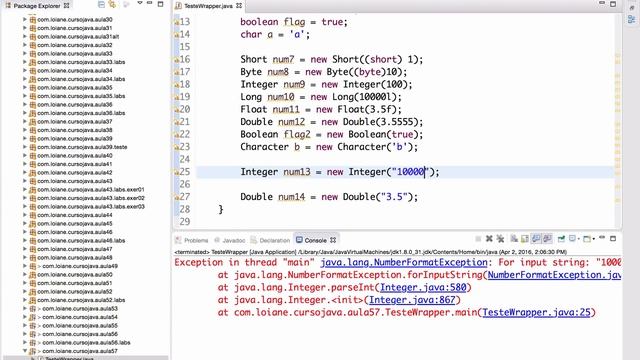 Curso de Java 57: Wrappers: classes de tipos primitivos смотреть онлайн