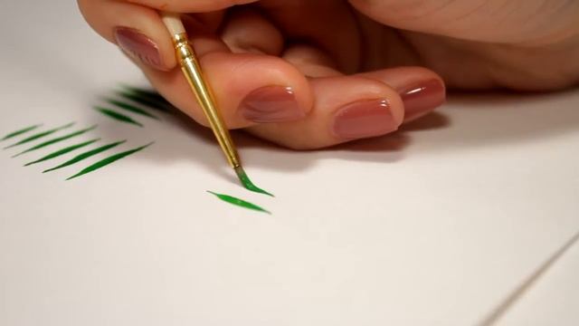 Роспись ногтей. Рисуем листья. #snownailart смотреть онлайн