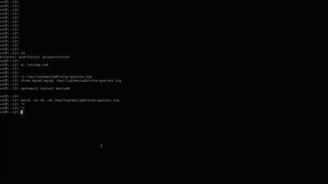 MySQL/MariaDB - как включить лог медленных запросов. Как узнать число запросов в секунду на сервере смотреть онлайн