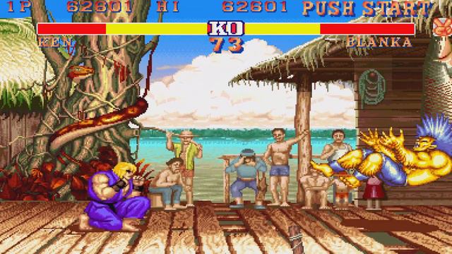 Capcom Arcade Stadium Street Fighter 2 Hyper Fighting Ken vs Blanka смотреть онлайн