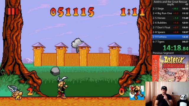 Asterix and the Great Rescue SEGA Speedrun Мировой рекорд - Астерикс и Великое с.mp4 смотреть онлайн