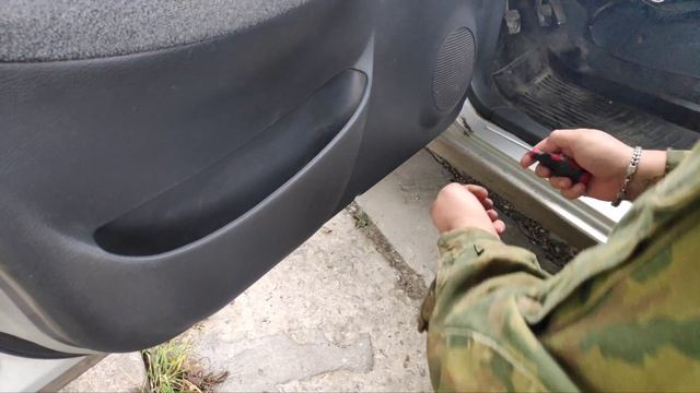 Как снять карту двери Ланос дверные карты СЕНС смотреть онлайн