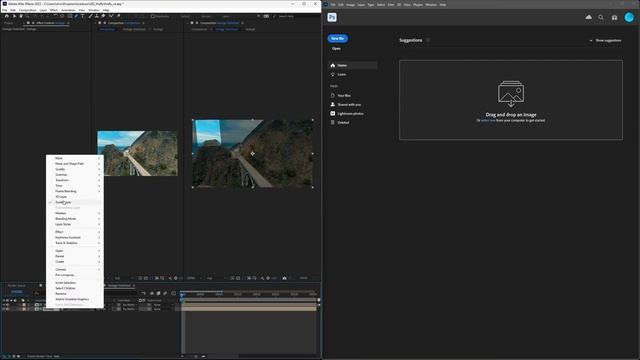 Use Photoshop Generative Fill on moving footage in After Effects using Lockdown & Paint Link смотреть онлайн
