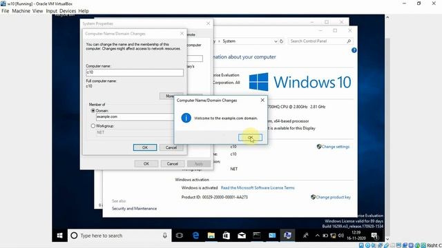 30 How to Join Computer to a Domain | Demo 2 | Active Directory | Windows Server 2016 Tutorial смотреть онлайн