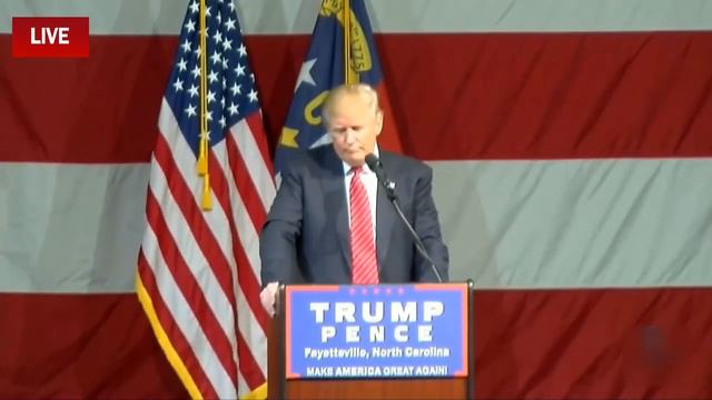Speech: Donald Trump - Fayetteville, NC - August 9, 2016 смотреть онлайн