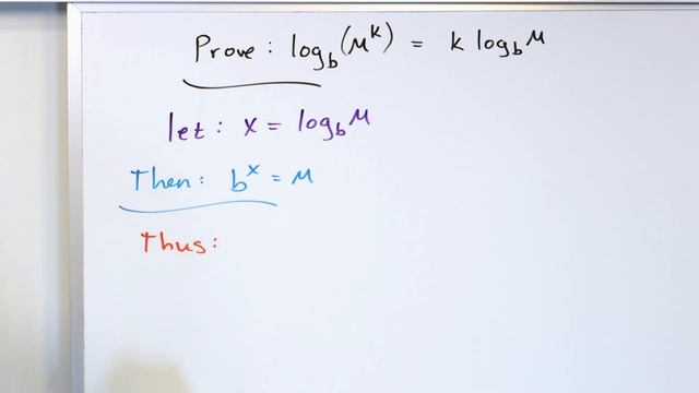 06 - Proving the Logarithm (Log) Rules - Understand Logarithm Rules & Laws of Logs смотреть онлайн