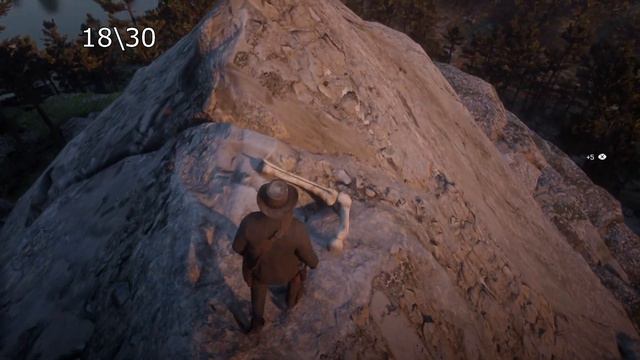 Где найти все кости динозавров в Red Dead Redemption 2 - КВЕСТ ИСПЫТАНИЕ ВЕРЫ смотреть онлайн
