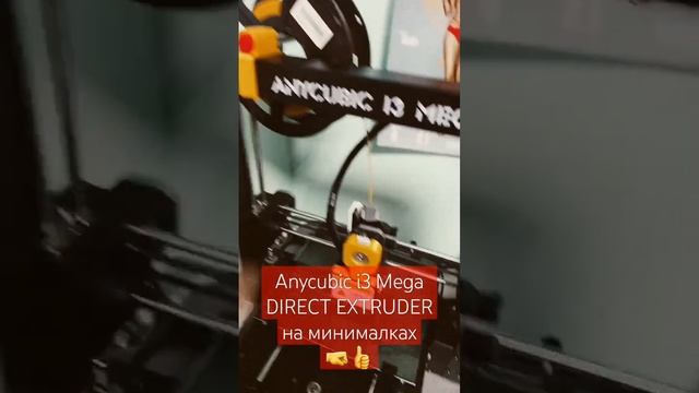 3D-принтер Anycubic i3 Mega ДИРЕКТ экструдер (DIRECT extruder) на минималках #3dprinting #diy #3d смотреть онлайн
