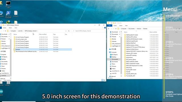 Tutorial for Uploading LVGL Demo Code to Elecrow ESP32 Display - 4.3” & 5“ & 7” смотреть онлайн