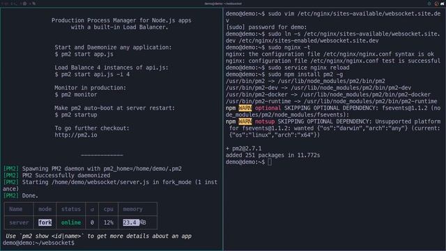 Mettre en place un serveur Web (25/28) : NodeJS et Nginx смотреть онлайн