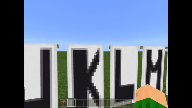 How to Make Letters Using Banners in Minecraft смотреть онлайн