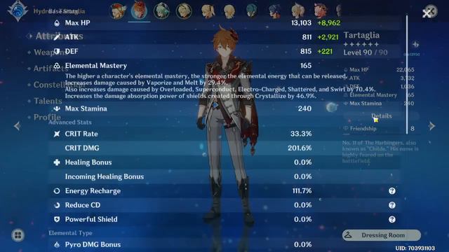 Childe Tartaglia 400k CRIT against Pyro Regisvine / Тарталья крит в 400к урона смотреть онлайн