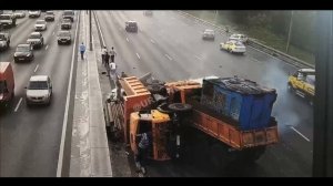 ?✅ЖЁСТКУЮ АВАРИЮ на МКАД СПРОВОЦИРОВАЛО КОЛЕСО?