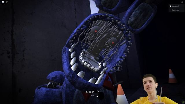 МИШКА ФРЕДДИ ПОЙМАЛ НАС В РОБЛОКСЕ! - FNaF Roblox с другом смотреть онлайн