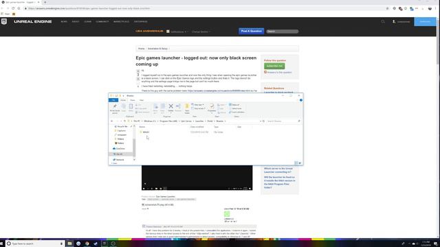 Epic Games Launcher Black Screen (FIXED!) 2019 смотреть онлайн
