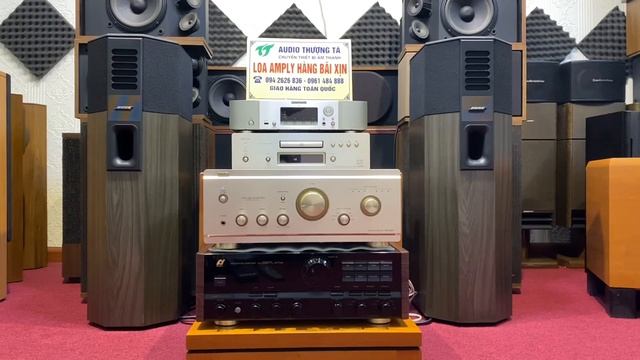 BOSE 701 2 LỖ LÔNG CHUỘT CÙNG DENON 2000IV - TEST DENON 2000IV GỬI BÁC MINH AN GIANG смотреть онлайн