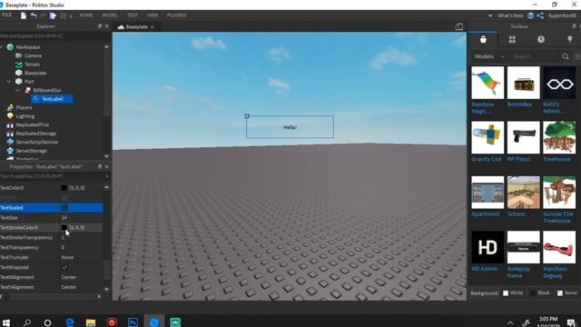 How to make floating text in Roblox Studio! смотреть онлайн