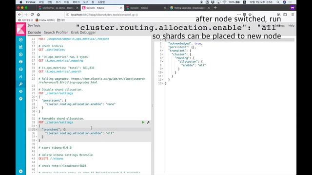 ES Rolling Upgrade from 5.6 to 6.0 Demo смотреть онлайн