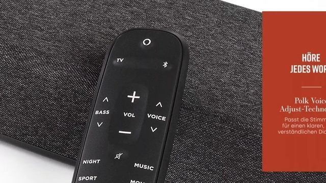 Polk React Soundbar inkl. eingebauter Alexa-Sprachsteuerung смотреть онлайн