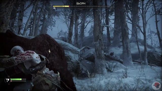 God of War Рагнарек | Бой с медведем Бьорн | Советы Лайфхаки смотреть онлайн