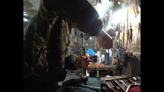 Ремонт амортизатора Питбайка KAYO 125 смотреть онлайн