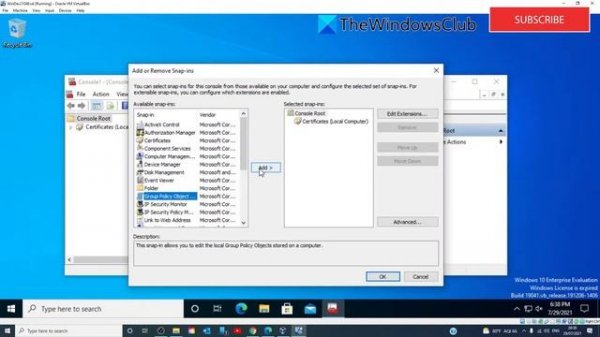 How to manage Trusted Root Certificates in Windows