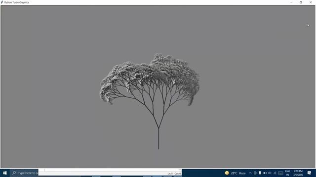 Python Turtle Graphics Design in Tree смотреть онлайн
