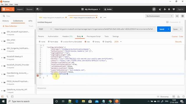 Enforcing MuleSoft JWT Validation Policy using API Manager API смотреть онлайн