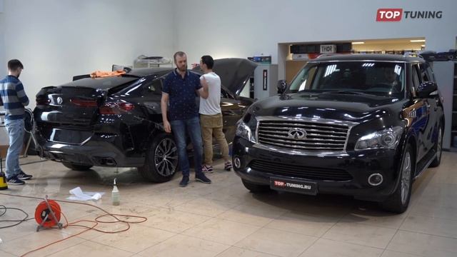 Тюнинг оптики Infiniti QX56 – Bi LED Max Beam MTF смотреть онлайн