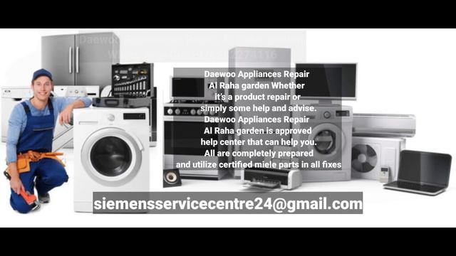 Daewoo Appliances Repair Al Raha garden I Whats App-Call+971582274116 смотреть онлайн