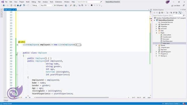 Blazor DataGrid Example | Paging | Filtering | Radzen.Blazor | BCL смотреть онлайн