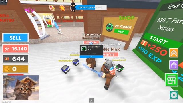 Roblox 2 Player Ninja Master Simulator with My Nephew смотреть онлайн
